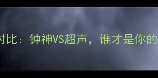 图片 超声功放深度对比：钟神VS超声，谁才是你的音质天花板？1
