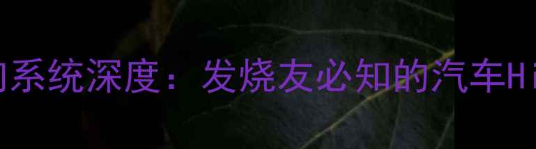 图片 车载胆机音响系统深度：发烧友必知的汽车HiFi改装指南1