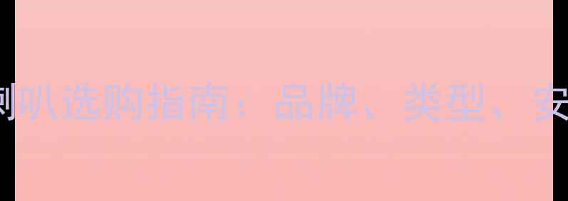 图片 车载音响喇叭选购指南：品牌、类型、安装位置全1