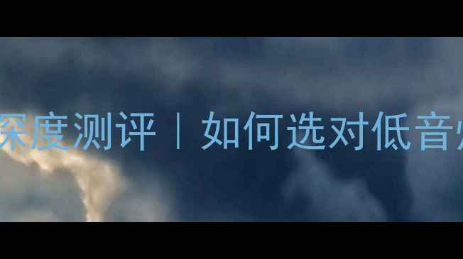 图片 达尼低音炮9vs12深度测评｜如何选对低音炮？附避坑指南🎵