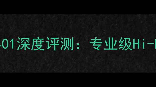 图片 进口先锋纯功放401深度评测：专业级Hi-Fi音响解决方案2