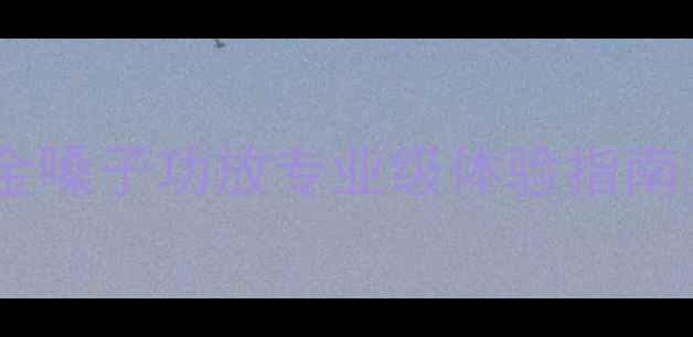 图片 重庆高性价比音响推荐！仿金嗓子功放专业级体验指南🎵家庭影院HiFi音乐全攻略1