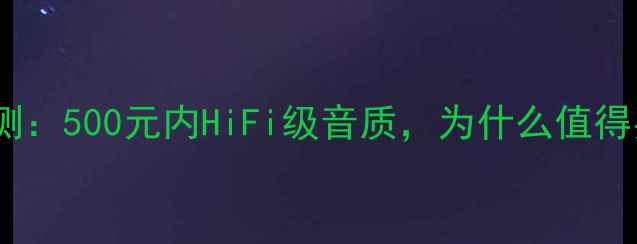 图片 金嗓子单声道功放评测：500元内HiFi级音质，为什么值得买？附详细使用体验2