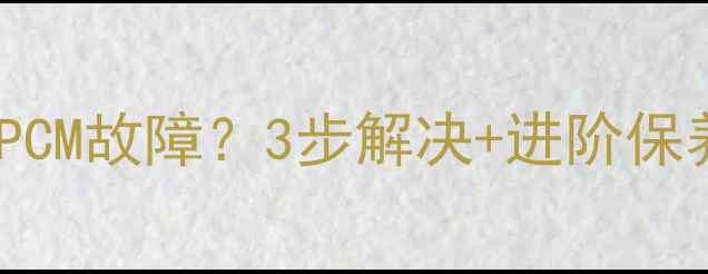 图片 雅马哈功放显示PCM故障？3步解决+进阶保养指南（附图）1