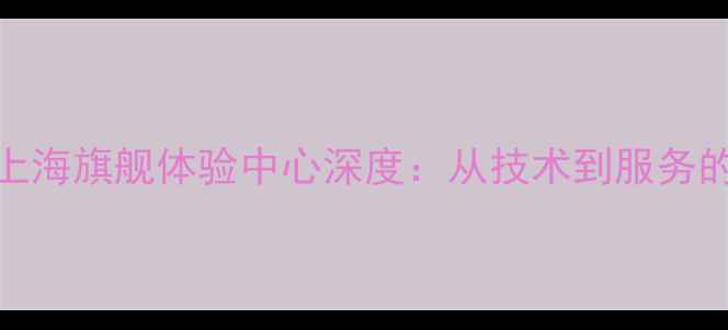 图片 雅马哈音响上海旗舰体验中心深度：从技术到服务的全维度指南