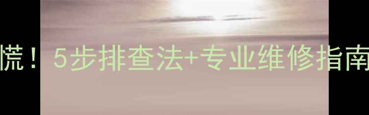 图片 雨燕音响喇叭不响别慌！5步排查法+专业维修指南，拯救你的音乐时光