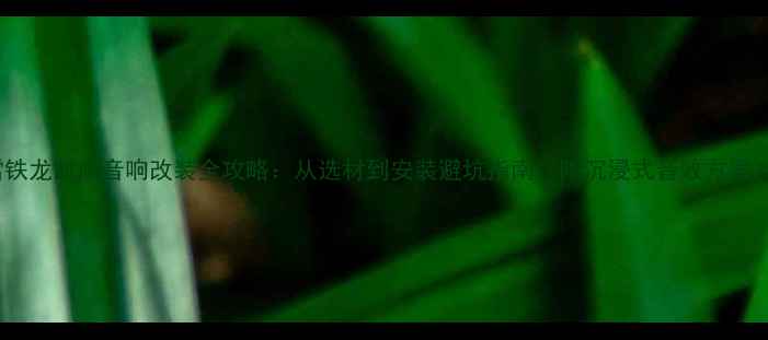 图片 雪铁龙凯旋音响改装全攻略：从选材到安装避坑指南（附沉浸式音效方案）1