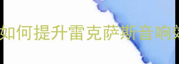 图片 雷克萨斯音响改装深度：如何提升雷克萨斯音响效果（附专业改装方案）2