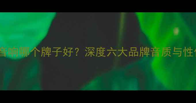 图片 雷凌音响哪个牌子好？深度六大品牌音质与性价比1