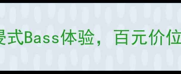图片 霸克低音喇叭实测：沉浸式Bass体验，百元价位千元音质！附选购指南1