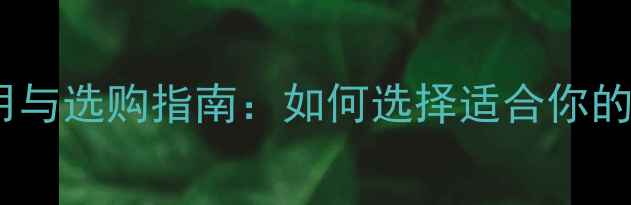 图片 音响功放的作用与选购指南：如何选择适合你的音质增强神器1