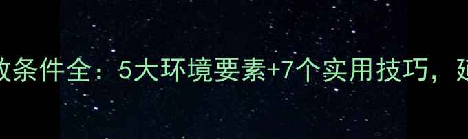 图片 音响设备存放条件全：5大环境要素+7个实用技巧，延长器材寿命