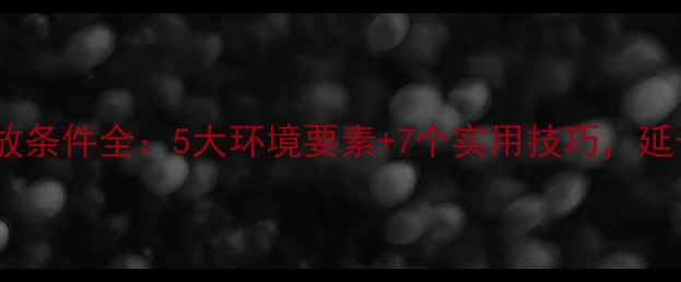 图片 音响设备存放条件全：5大环境要素+7个实用技巧，延长器材寿命2