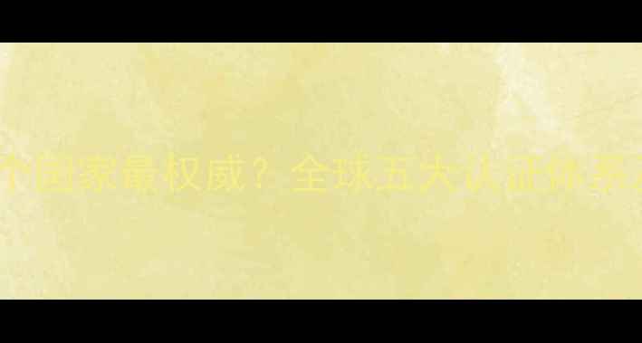 图片 音箱认证哪个国家最权威？全球五大认证体系及选购指南1
