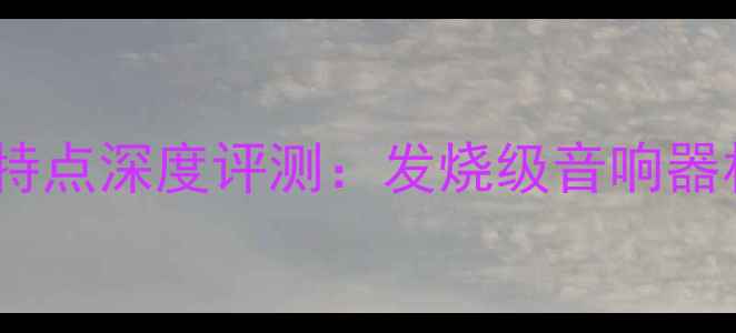图片 骇客功放声音特点深度评测：发烧级音响器材的核心技术1
