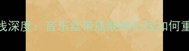 图片 高保真发烧级音频线深度：音乐丝带旗舰喇叭线如何重塑Hi-Fi音质体验2