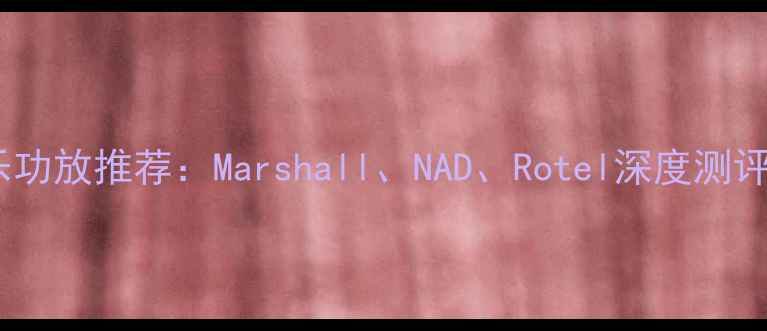 图片 高性价比音乐功放推荐：Marshall、NAD、Rotel深度测评与选购指南2