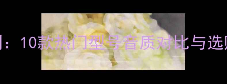 图片 高性价比音响深度评测：10款热门型号音质对比与选购指南（附避坑技巧）