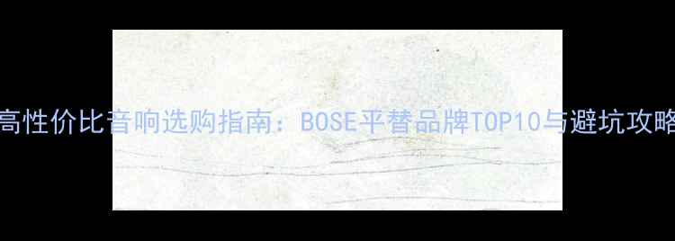图片 高性价比音响选购指南：BOSE平替品牌TOP10与避坑攻略