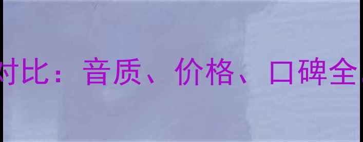 图片 高文VS惊雷功放深度对比：音质、价格、口碑全，看完不花冤枉钱！1
