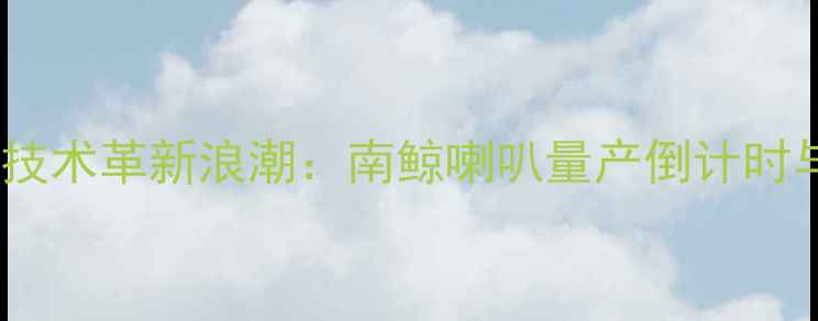 图片 高端音响市场迎来技术革新浪潮：南鲸喇叭量产倒计时与三大核心技术全1