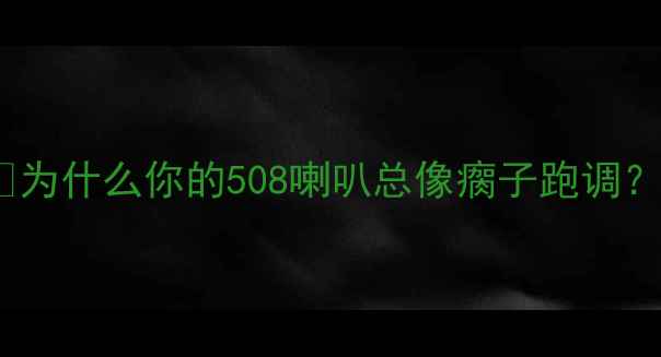 图片 🌟为什么你的508喇叭总像瘸子跑调？2
