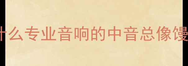 图片 🎙️为什么专业音响的中音总像馒头？🍞1