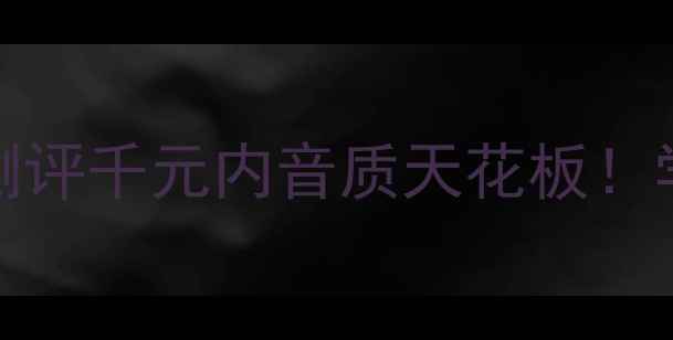 图片 🎧Hovsoun平价高性价比音响测评千元内音质天花板！学生党租房必入的宝藏设备🔥2