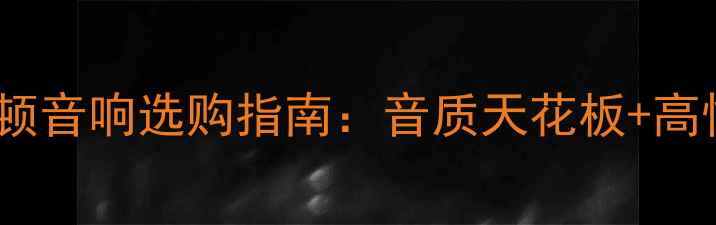 图片 🎵11个喇叭哈曼卡顿音响选购指南：音质天花板+高性价比推荐清单💡2