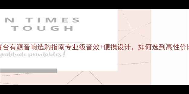 图片 🎵15寸舞台有源音响选购指南专业级音效+便携设计，如何选到高性价比设备？