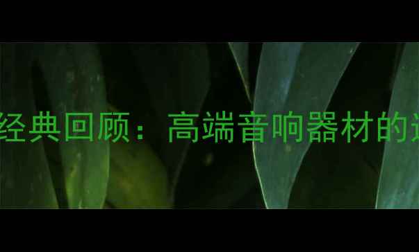 图片 🎵2006广州音响展经典回顾：高端音响器材的选配与搭配指南🔥1