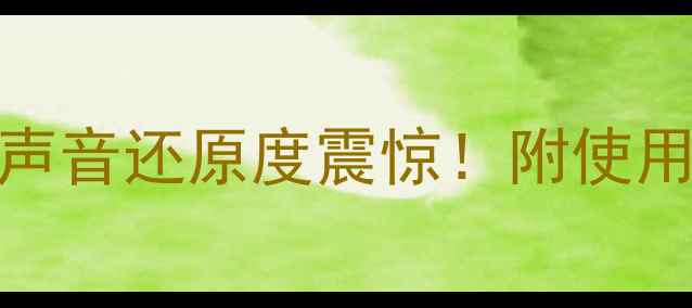 图片 🎵90年代经典功放推荐：声音还原度震惊！附使用保养指南（附真实测评）