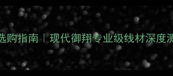 图片 🎵HiFi音响控制线选购指南｜现代御翔专业级线材深度测评（附避坑攻略）