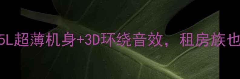 图片 🎵Jamo音响轻便不妥协！5L超薄机身+3D环绕音效，租房族也能秒变Hi-End发烧友？🎶