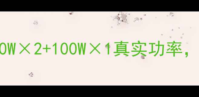 图片 🎵NAD306功放闭眼入！实测50W×2+100W×1真实功率，百元级音质天花板怎么选？2