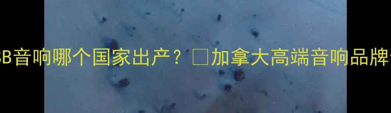 图片 🎵PSB音响哪个国家出产？🎵加拿大高端音响品牌全！