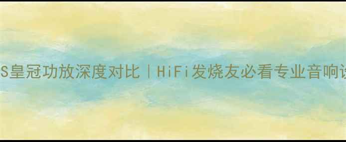 图片 🎵Studer功放VS皇冠功放深度对比｜HiFi发烧友必看专业音响设备选购指南🔥