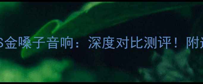 图片 🎵中道音响VS金嗓子音响：深度对比测评！附选购避坑指南