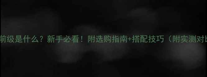 图片 🎵功放前级是什么？新手必看！附选购指南+搭配技巧（附实测对比图）2