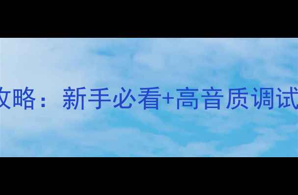 图片 🎵安桥AX-444功放设置全攻略：新手必看+高音质调试技巧（附详细图文指南）1