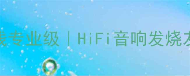 图片 🎵德国B&H配音箱线专业级｜HiFi音响发烧友必看选购指南🎵2