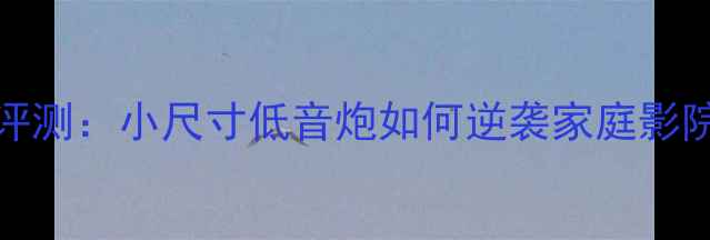 图片 🎵惠威S2S3深度评测：小尺寸低音炮如何逆袭家庭影院？附选购指南🎶