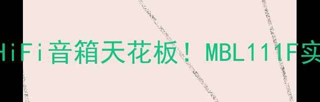 图片 🎵高性价比入门级HiFi音箱天花板！MBL111F实测报告+选购指南2