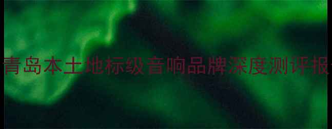 图片 💎青岛本土地标级音响品牌深度测评报告