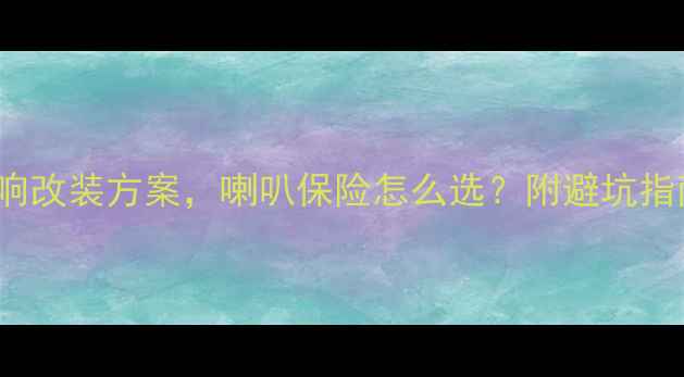 图片 🔥10款丰田RAV4音响改装方案，喇叭保险怎么选？附避坑指南（附改装案例）2
