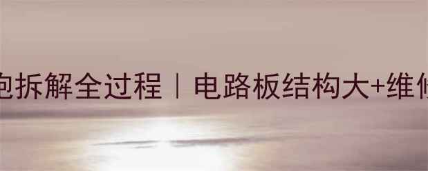 图片 🔥Bose低音炮拆解全过程｜电路板结构大+维修保养指南🔥