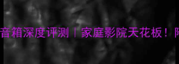 图片 🔥Dali落地音箱深度评测｜家庭影院天花板！附避坑指南2