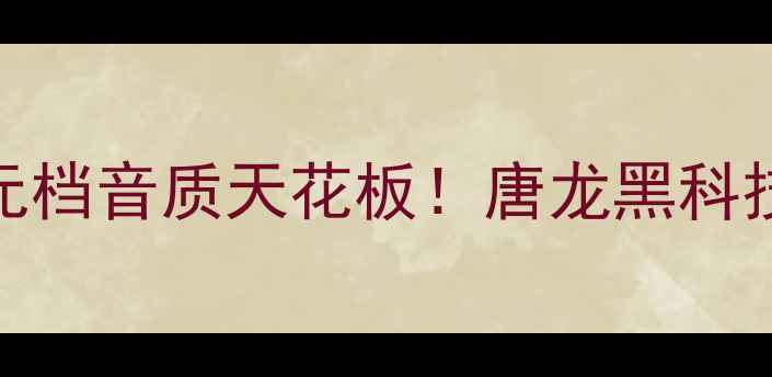 图片 🔥F12唐龙太极音箱测评：百元档音质天花板！唐龙黑科技如何颠覆传统蓝牙音箱？🔥2