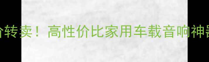 图片 🔥二手双15寸音箱低价转卖！高性价比家用车载音响神器，附选购避坑指南🔥