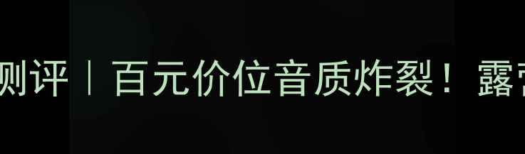 图片 🔥博士便携有源音响测评｜百元价位音质炸裂！露营追剧神器实测对比1